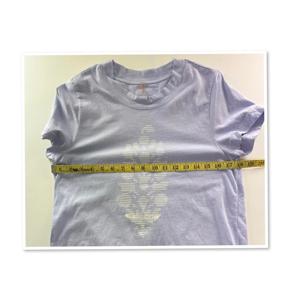 FP Movement by Free People Light Blue Short Sleeve Tee - Picture 6 of 8